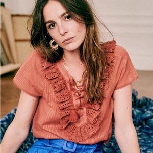 Sezane Valerie top NWT size 42 (medium)